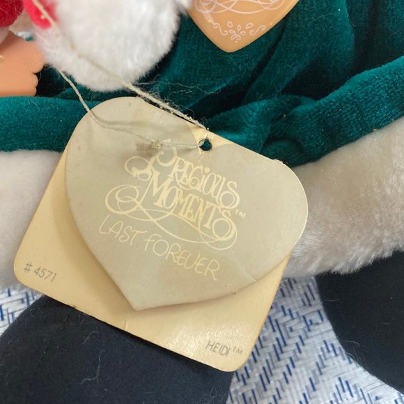 PRECIOUS MOMENTS CHRISTMAS DOLL 14" VINTAGE 1990 - Picture 3 of 8